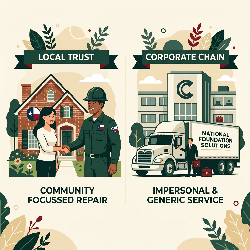 Liberty Foundations vs. Big National Foundation Repair Chains: Why Local Wins in 2026 — image 1